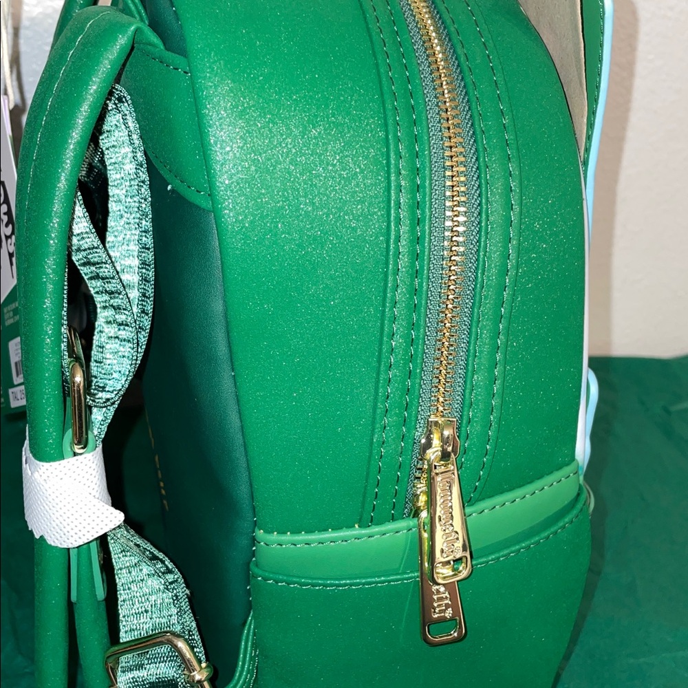 Exclusive Loungefly Wizard of Oz Emerald City GITD Mini Backpack and Wallet Set - Picture 7 of 15